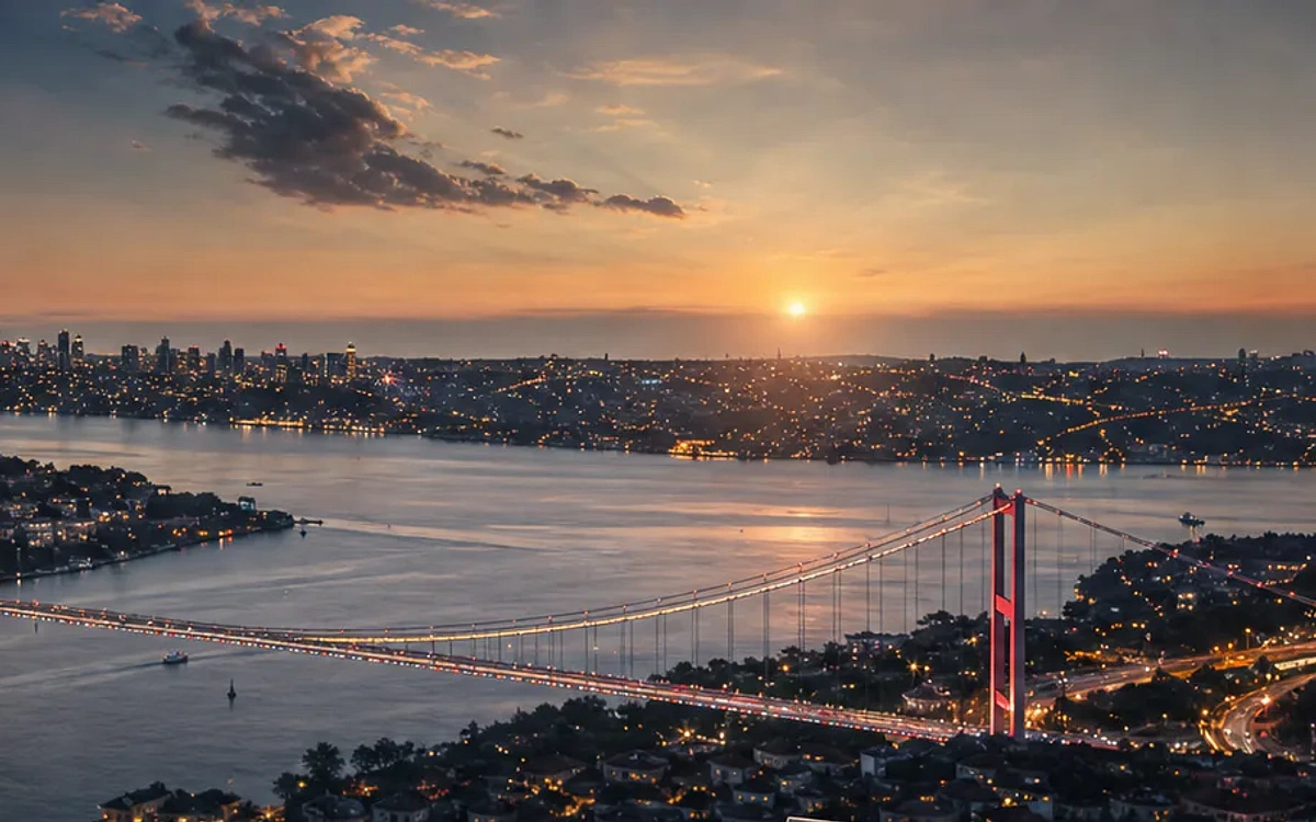 Branded editorial artwork about choosing a dental clinic in Turkey